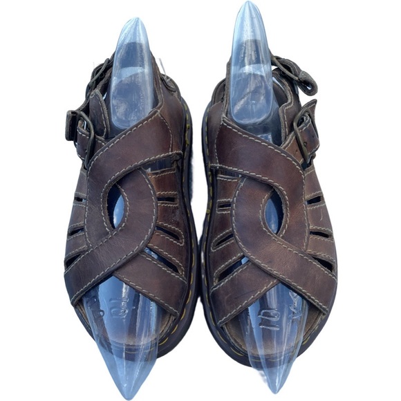 Dr. Martens Shoes - Vintage Y2K Chunky Dr. Marten Platform Leather Sandals Women’s Size 6